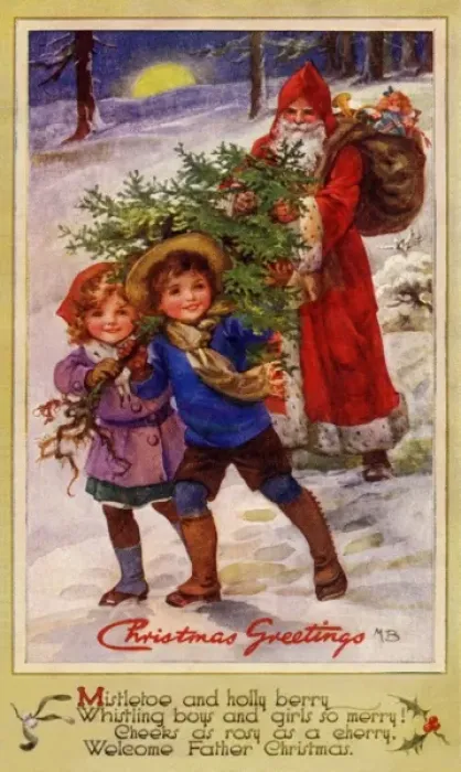 Framed Print : May Bowley. C3001b Xmas Framed Print : May Bowley. C3001b Xmas