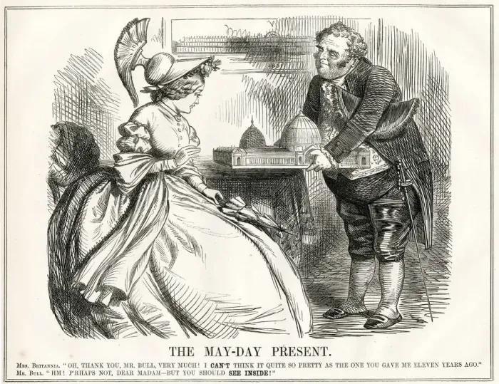 Framed Print : The May-Day Present, Great International Exhibition of 1862 Framed Print : The May-Day Present, Great International Exhibition of 1862