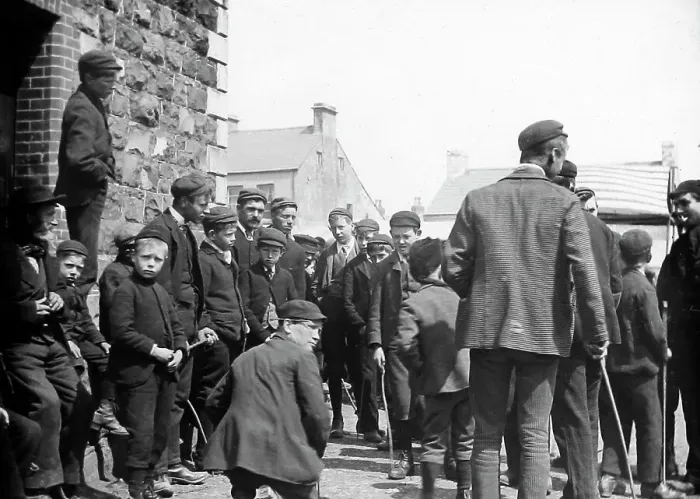 Framed Print : May Fair, Ballyclare, Ireland in 1883 Framed Print : May Fair, Ballyclare, Ireland in 1883