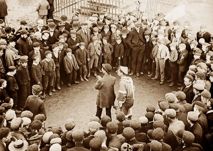 Framed Print : May Fair, Ballyclare, Ireland in 1883