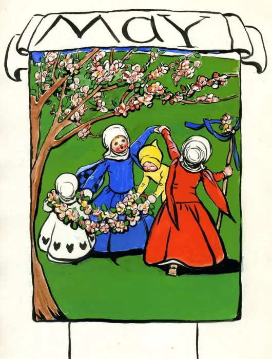 Framed Print : May, by Minnie Asprey Framed Print : May, by Minnie Asprey