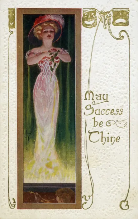 Framed Print : May Success Be Thine Date: early 20th century Framed Print : May Success Be Thine Date: early 20th century
