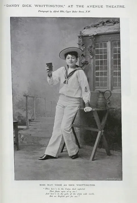 Framed Print : May Yohe, actress and singer, as Dick Whittington Framed Print : May Yohe, actress and singer, as Dick Whittington