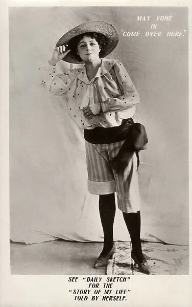 May Yohe performing as Little Christopher Columbus