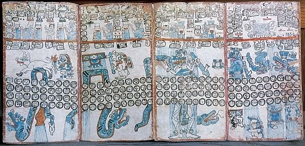 Maya Codices. The Madrid Codex (Codex Tro-Cortesianus) . Pos