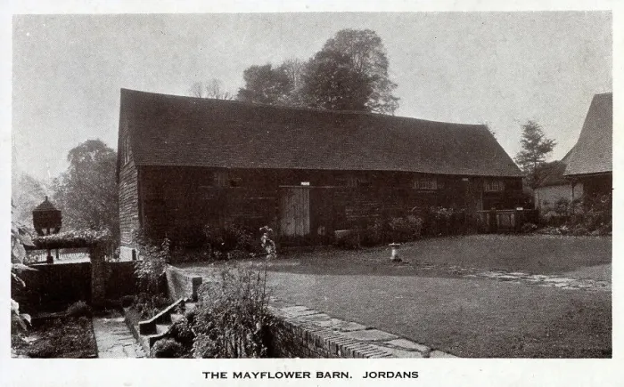Framed Print : Mayflower Barn at Jordans, Buckinghamshire, England Framed Print : Mayflower Barn at Jordans, Buckinghamshire, England