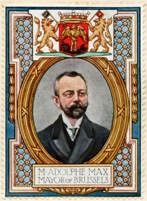 Framed Print : Mayor of Brussels / Stamp Framed Print : Mayor of Brussels / Stamp