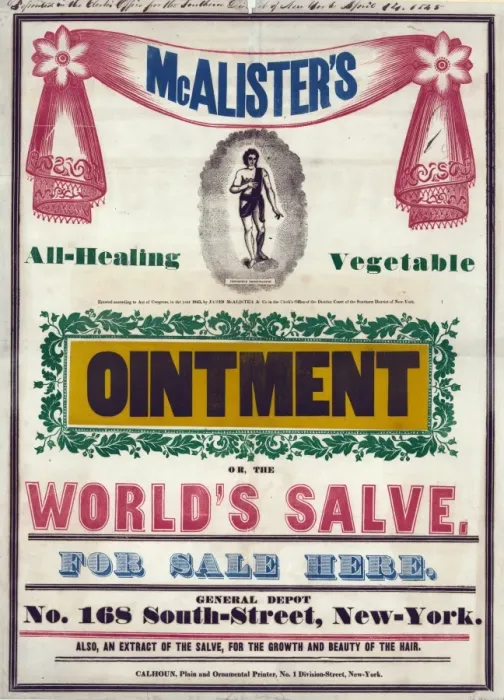 Framed Print : McAlisters all-healing vegetable ointment Framed Print : McAlisters all-healing vegetable ointment