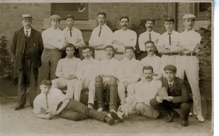 Framed Print : MCC Cricket Team, Thought to be St Johns Wood, London Framed Print : MCC Cricket Team, Thought to be St Johns Wood, London