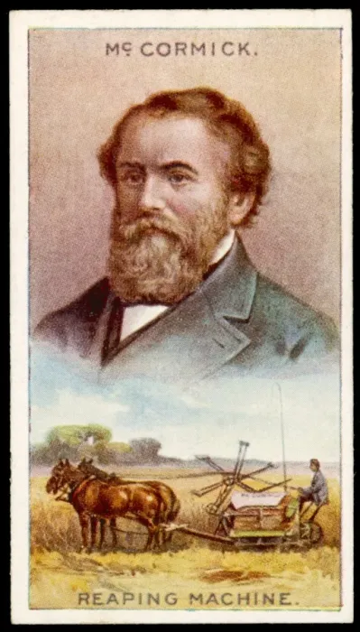 Framed Print : Mccormick / Cyrus / Cig Card Framed Print : Mccormick / Cyrus / Cig Card