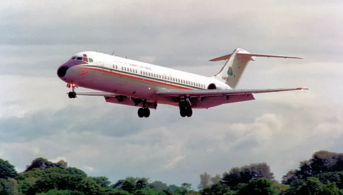 Framed Print : McDonnell Douglas DC-9-32F KAF 321 Framed Print : McDonnell Douglas DC-9-32F KAF 321