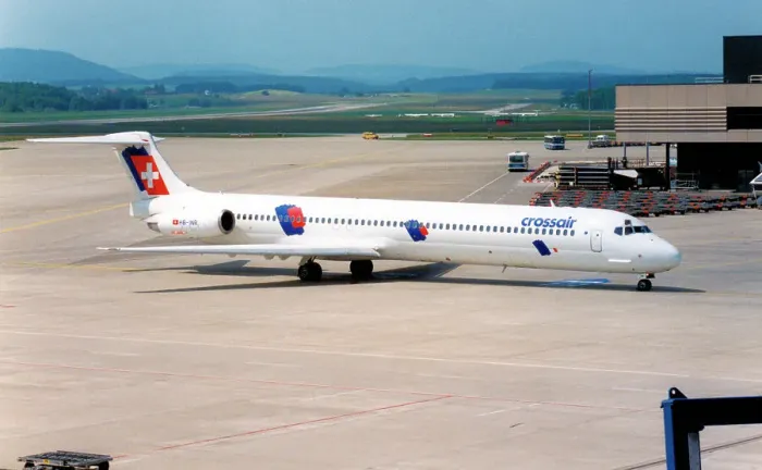 Framed Print : McDonnell Douglas MD-82 HB-INR Framed Print : McDonnell Douglas MD-82 HB-INR
