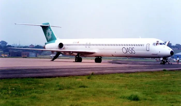 Framed Print : McDonnell Douglas MD-83 EC-FEB Framed Print : McDonnell Douglas MD-83 EC-FEB