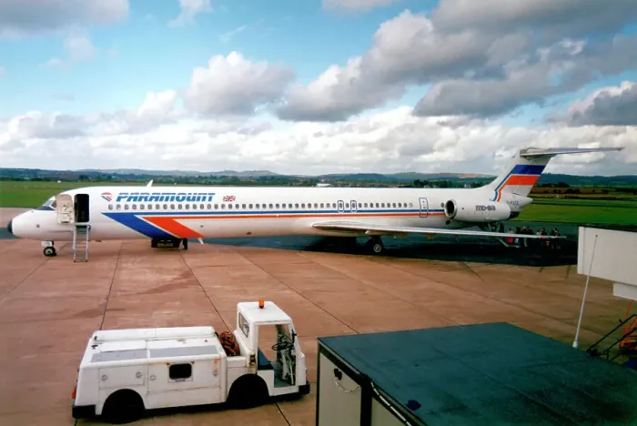 Framed Print : McDonnell Douglas MD-83 G-PATB