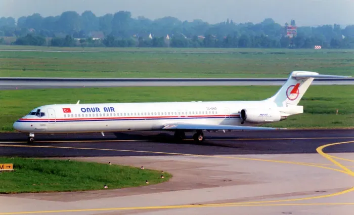 Framed Print : McDonnell Douglas MD-88 TC-ONO Framed Print : McDonnell Douglas MD-88 TC-ONO