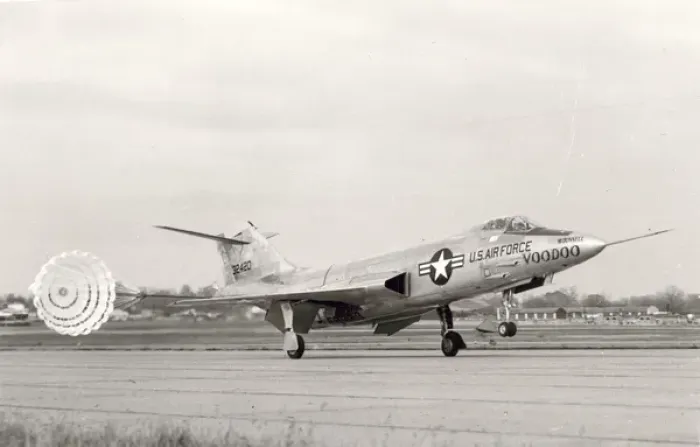 Framed Print : McDonnell F-101A Voodoo, 53-2420 Framed Print : McDonnell F-101A Voodoo, 53-2420