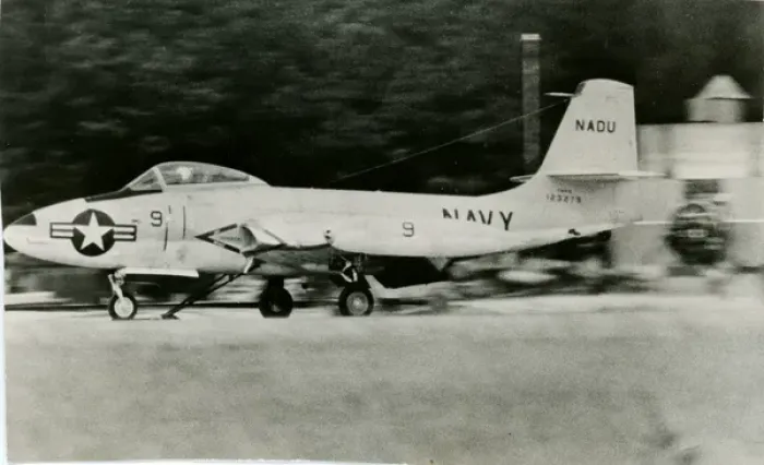 Framed Print : McDonnell F2H-2 Banshee, 123275 Framed Print : McDonnell F2H-2 Banshee, 123275