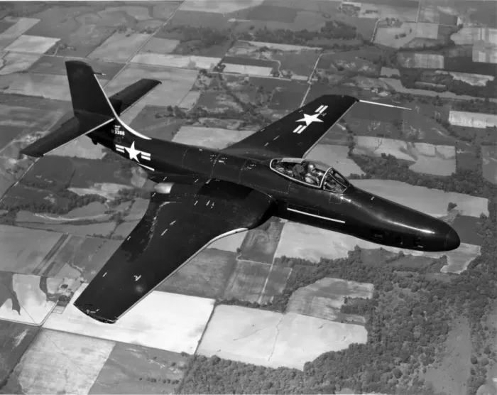 Framed Print : McDonnell F2H-2P Banshee 123366 Framed Print : McDonnell F2H-2P Banshee 123366