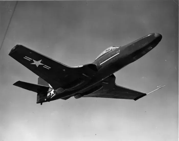 Framed Print : McDonnell F2H-2P Banshee 123366 Framed Print : McDonnell F2H-2P Banshee 123366