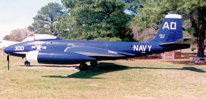 Framed Print : McDonnell F2H-4 Banshee 127693 Framed Print : McDonnell F2H-4 Banshee 127693
