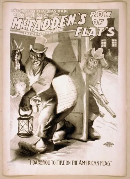Framed Print : McFaddens row of flats the comedy that has made millions l Framed Print : McFaddens row of flats the comedy that has made millions l