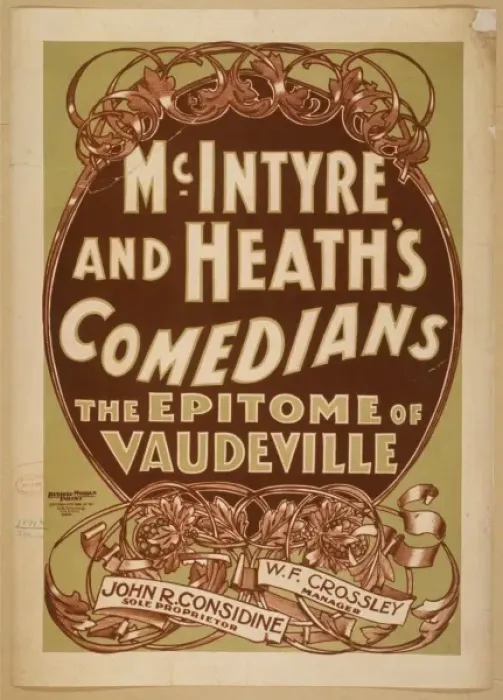 Framed Print : McIntyre and Heaths Comedians the epitome of vaudeville Framed Print : McIntyre and Heaths Comedians the epitome of vaudeville