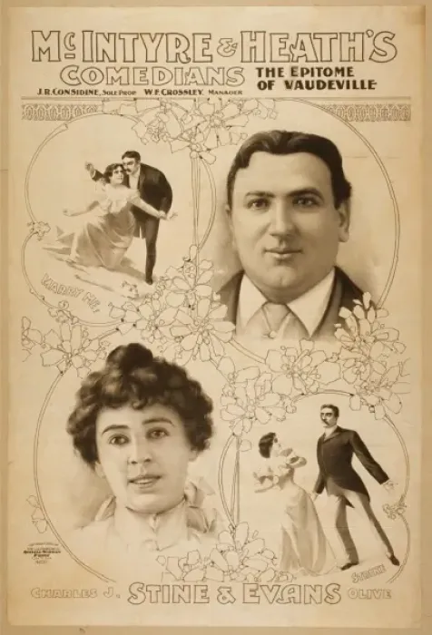 Framed Print : McIntyre & Heaths Comedians the epitome of vaudeville McInt Framed Print : McIntyre & Heaths Comedians the epitome of vaudeville McInt