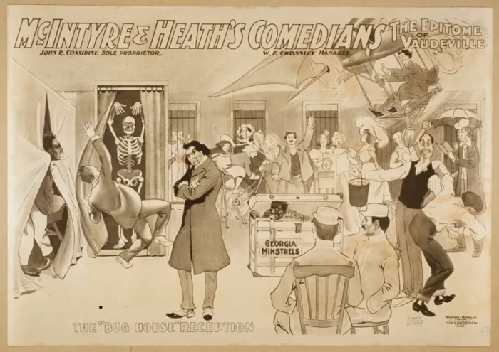 Framed Print : McIntyre & Heaths Comedians the epitome of vaudeville McInt Framed Print : McIntyre & Heaths Comedians the epitome of vaudeville McInt