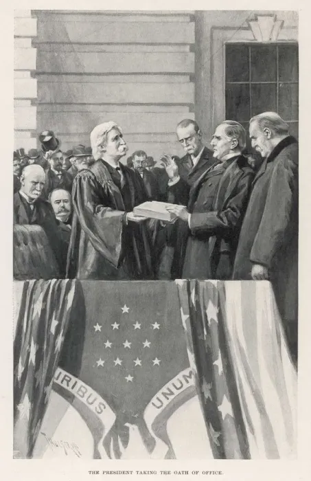 Framed Print : Mckinley Inaugurated 1 Framed Print : Mckinley Inaugurated 1