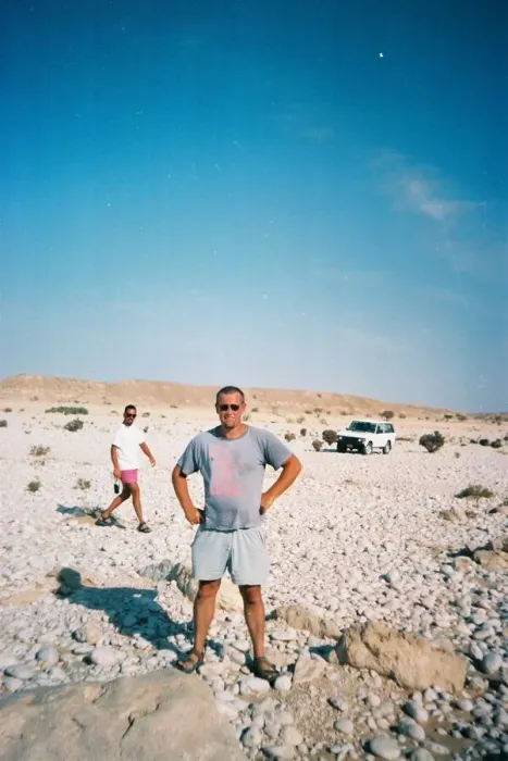 Framed Print : Me, Martin and Vera the Rangey ? Oman