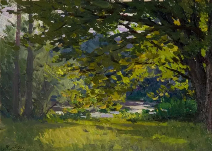 Framed Print : Meadow with Trees by a River Framed Print : Meadow with Trees by a River