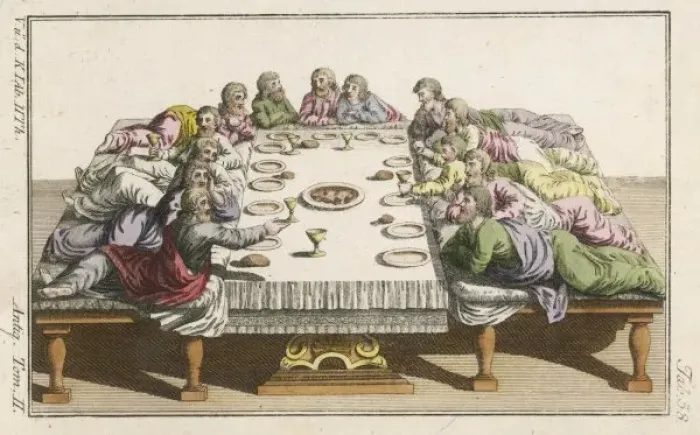 Framed Print : Meal at Time of Jesus Framed Print : Meal at Time of Jesus