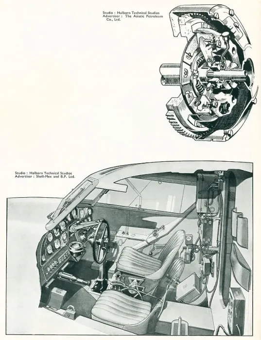 Framed Print : Mechanical Advertisement Illustrations Framed Print : Mechanical Advertisement Illustrations