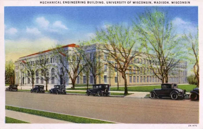 Framed Print : Mechanical Engineering Building, Wisconsin University Framed Print : Mechanical Engineering Building, Wisconsin University
