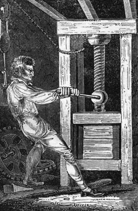 Framed Print : Mechanical Power 1827 Framed Print : Mechanical Power 1827