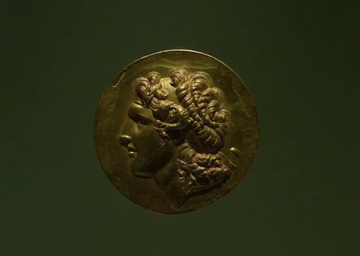 Framed Print : Medaillon depicting a diademed head of Alexander the Great Framed Print : Medaillon depicting a diademed head of Alexander the Great