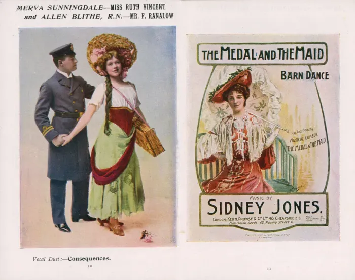 Framed Print : The Medal and the Maid, Barn Dance, by Sidney Jones Framed Print : The Medal and the Maid, Barn Dance, by Sidney Jones
