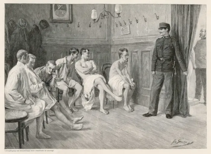 Framed Print : Medical Examination Framed Print : Medical Examination