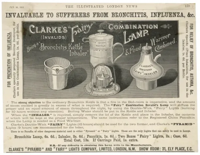 Framed Print : Medical / Inhalers / 1892 Framed Print : Medical / Inhalers / 1892