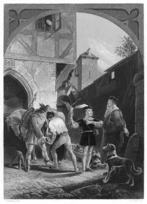 Framed Print : Medieval German Smithy Framed Print : Medieval German Smithy