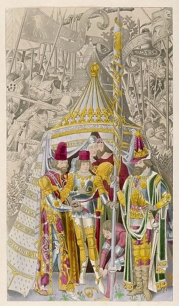 Medieval Knighting. The medieval ceremony of knighthood