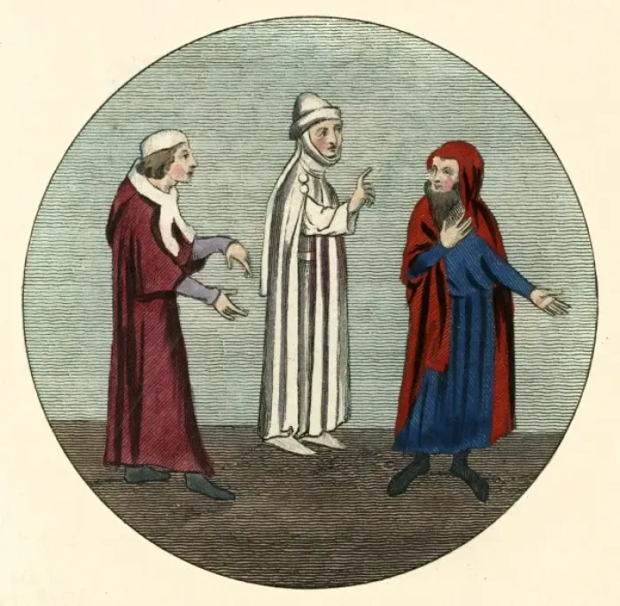 Framed Print : Medieval Legal People Framed Print : Medieval Legal People