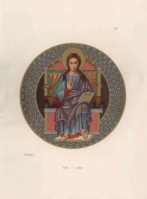Framed Print : Medieval queen on her throne Framed Print : Medieval queen on her throne