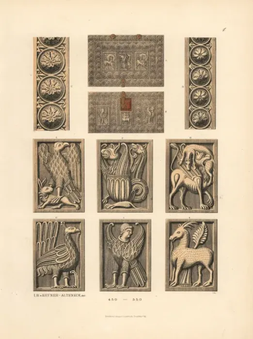 Framed Print : Medieval reliquaries Framed Print : Medieval reliquaries