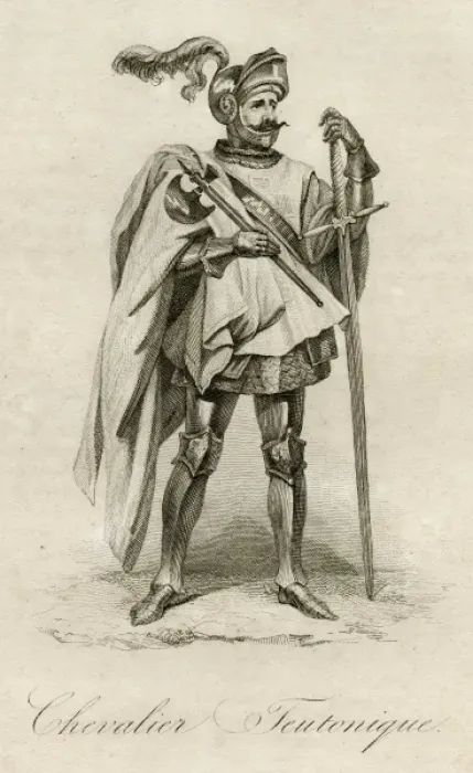 Framed Print : Medieval Teutonic Knight, Poland Framed Print : Medieval Teutonic Knight, Poland