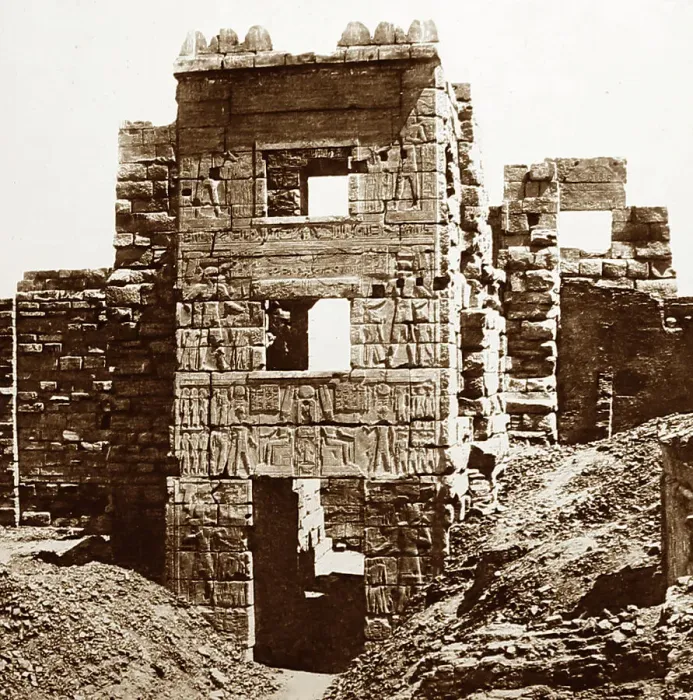 Framed Print : Medinet Habu, Egypt, Victorian period Framed Print : Medinet Habu, Egypt, Victorian period