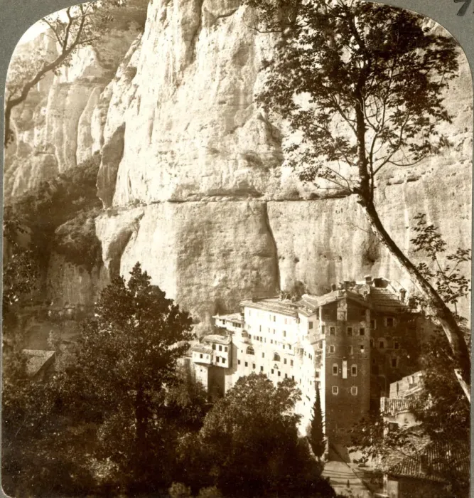Framed Print : Megaspelaeon Monastery, the richest in Greece Framed Print : Megaspelaeon Monastery, the richest in Greece