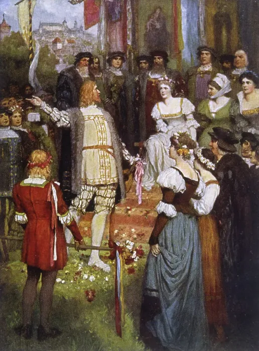 Framed Print : Meistersinger Contest Music Opera Wagner Die Framed Print : Meistersinger Contest Music Opera Wagner Die