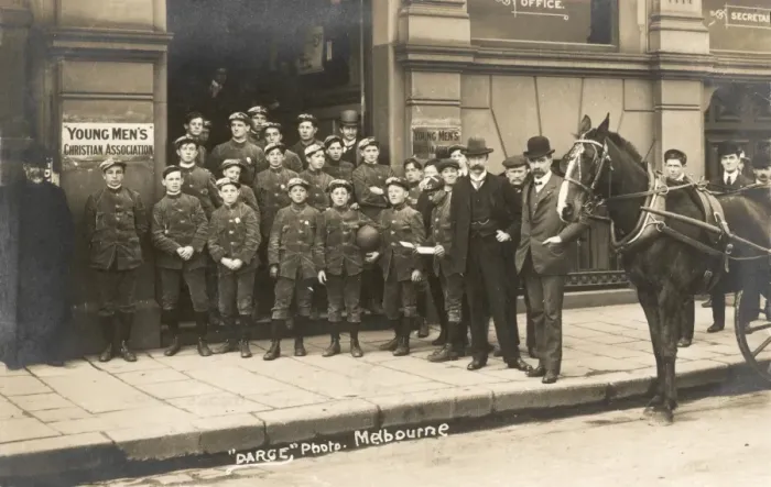 Framed Print : Melbourne YMCA 1909 Framed Print : Melbourne YMCA 1909