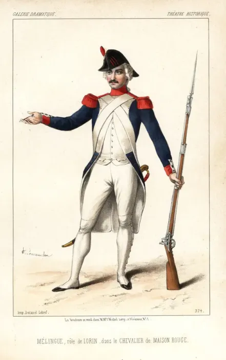 Framed Print : Melingue as Lorin in Le Chevalier de Maison Rouge, 1846 Framed Print : Melingue as Lorin in Le Chevalier de Maison Rouge, 1846